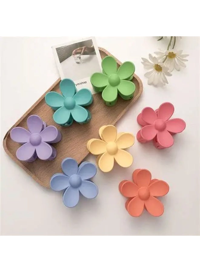 Flower-shaped hair clips, 6 pieces for girls, cute hair accessories, gifts for girls and children - Image 2