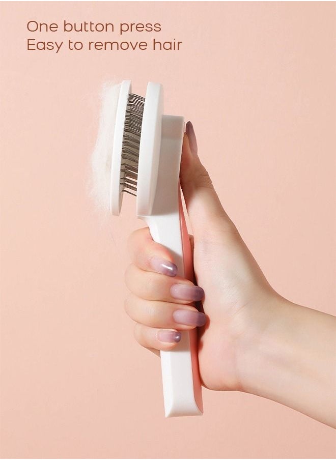 Haidue - Pet Grooming Brush Cats Dogs Brushes to Remove Tangles Dead Undercoat and Dirt - Image 1