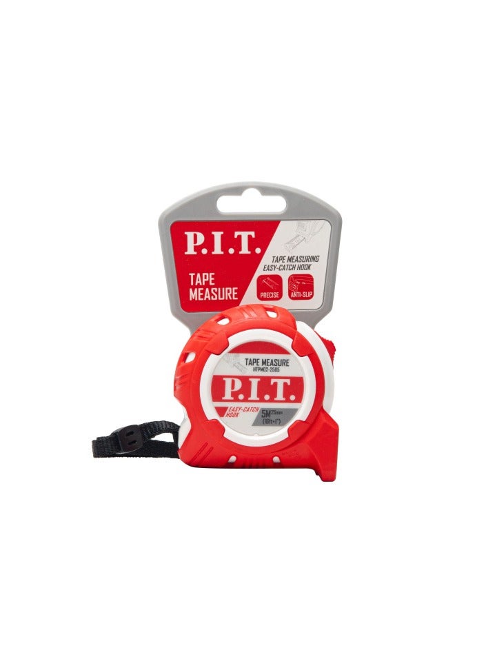 PIT متر قياس (5) متر عرض الشريط (25) مم هيكل مطاط (prof)/HTPM02-2505  - Image 1