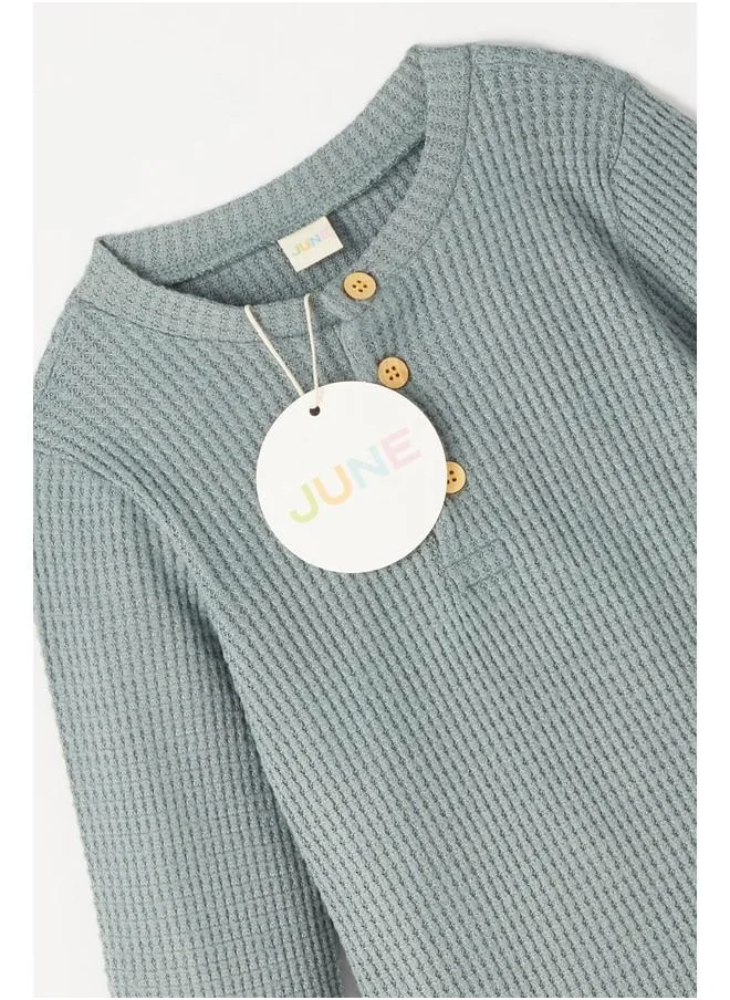 JUNE June Baby Boy Winter Set Dark Green