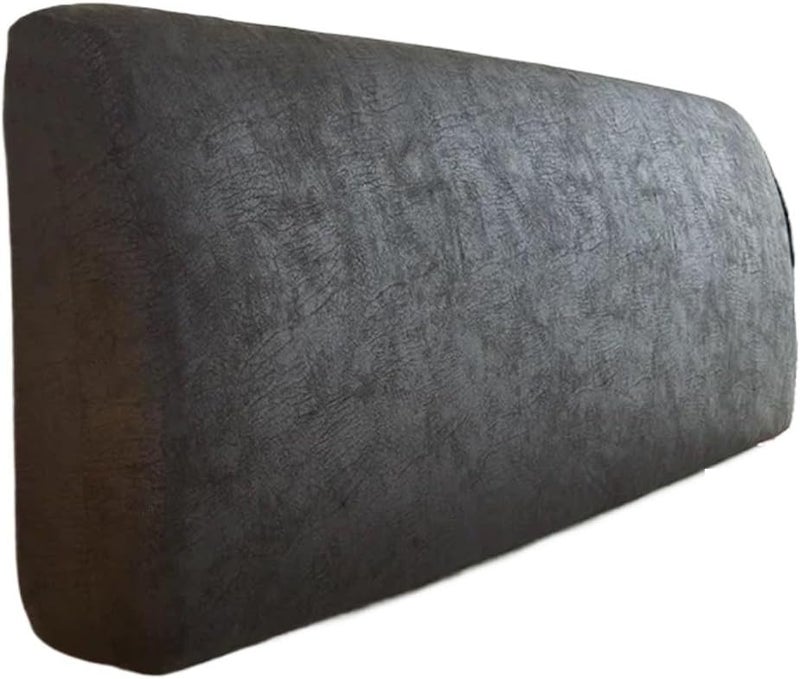 Headboard Covers Modern Simple All-Inclusive Bedside Cover Nanotechnology Cloth Backrest Removable and Washable Elastic(Black Brown,1.8m 1pcs) - Image 1