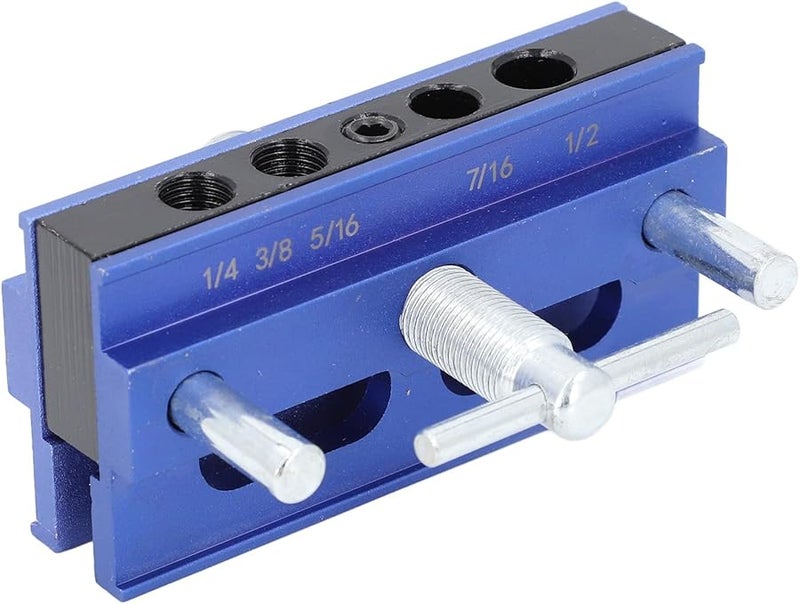 Self Centering Doweling Jig Kit Adjustable Width Drill Guide with 6 Bushings - Image 4