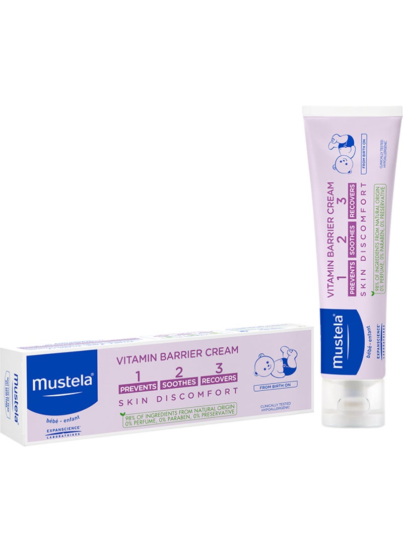Mustela Bebe Vit. Barrier Cream 50 Ml