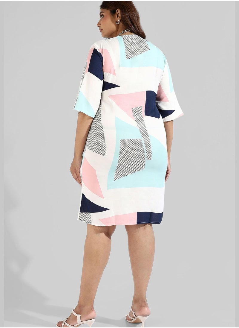 Instafab Plus Plus Size Casual Dress  - Image 4