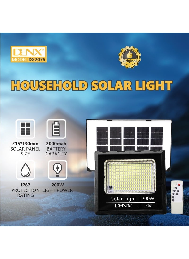 Denx 200W Solar LED Light Spotlight  - Image 2