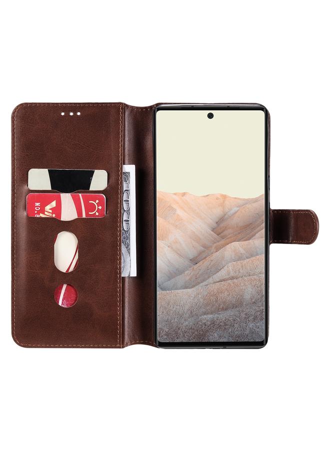 Zaboon Classic Calf Texture PU + TPU Horizontal Flip Leather Case with Holder & Card Slots & Wallet For Google Pixel 6 Pro - Image 4