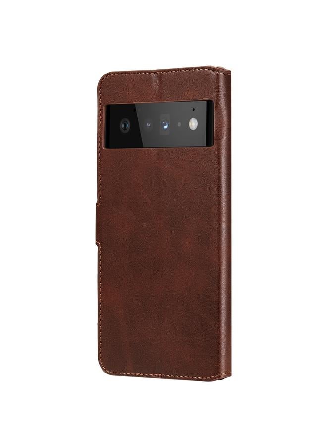 Zaboon Classic Calf Texture PU + TPU Horizontal Flip Leather Case with Holder & Card Slots & Wallet For Google Pixel 6 Pro - Image 3