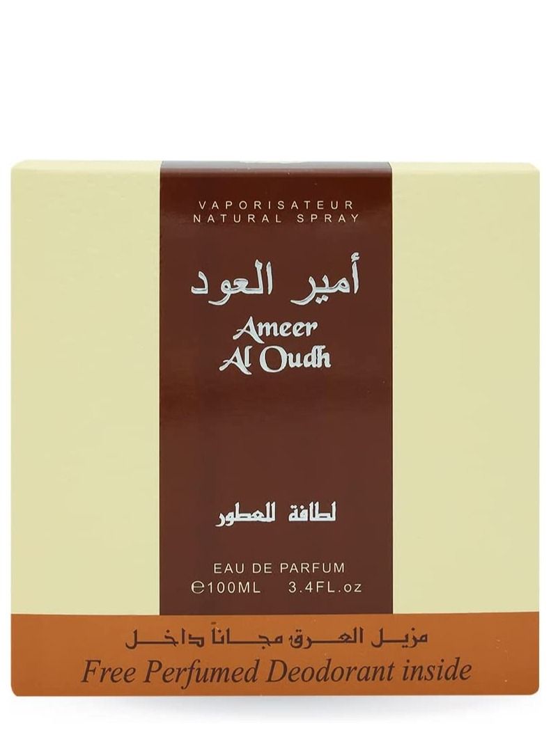 لطافة عطر امير العود او دي بارفان من لطافة 100مل - Image 1