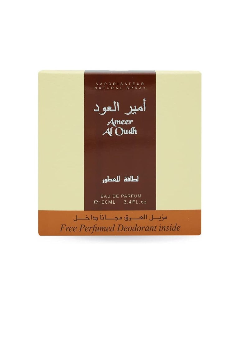 لطافة عطر امير العود او دي بارفان من لطافة 100مل - Image 2