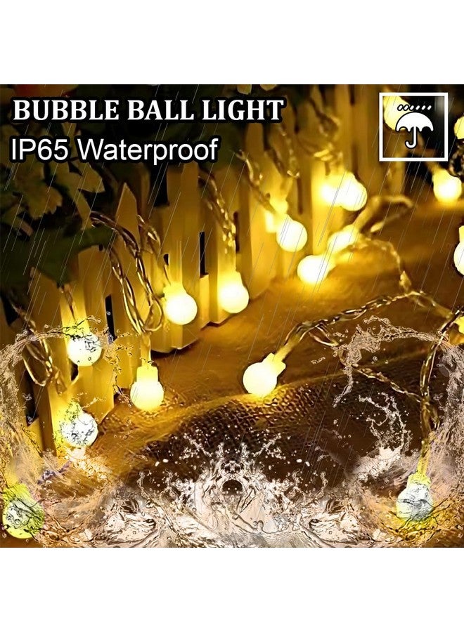 fizzytech Plastic Bubble Ball String Lights of Home Decoration Diwali Light for Party Birthday Diwali Christmas Navratri Valentine Gift Home Decoration Light (6 Meter 30 Led) - Image 2