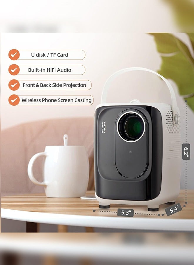 Digisand 4K Bluetooth-Compatible 1920*1080P Mini Projector  Android Smart TV DLP Office Micro Portable Data With 5G Wifi Home Theater - Image 2