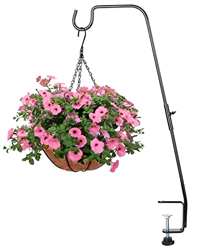 BOLITE Deck Hook, 28 Inch Bird Feeder Hanger for Hummingbird Feeders, Planters, Lanterns, Wind Chimes, Holiday Decorations and More, Heavy Duty, Birthday Gifts for Women Men, Gifts for Mom Dad - Image 1