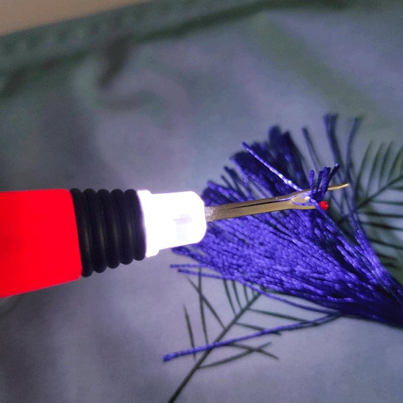 كلاراكو أداة فك الخياطة مع ضوء، أداة إزالة خيوط الخياطة، أداة فتح الغرز، ملحقات الخياطة، أداة يدوية - Image 2