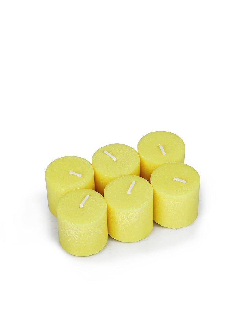 IRIS IRIS Wax Home Fragrances Mango Sorbet Scented Votive Candles Refill Pack Of 632Geach Burn Time 8Hrs Per Candle  - Image 3