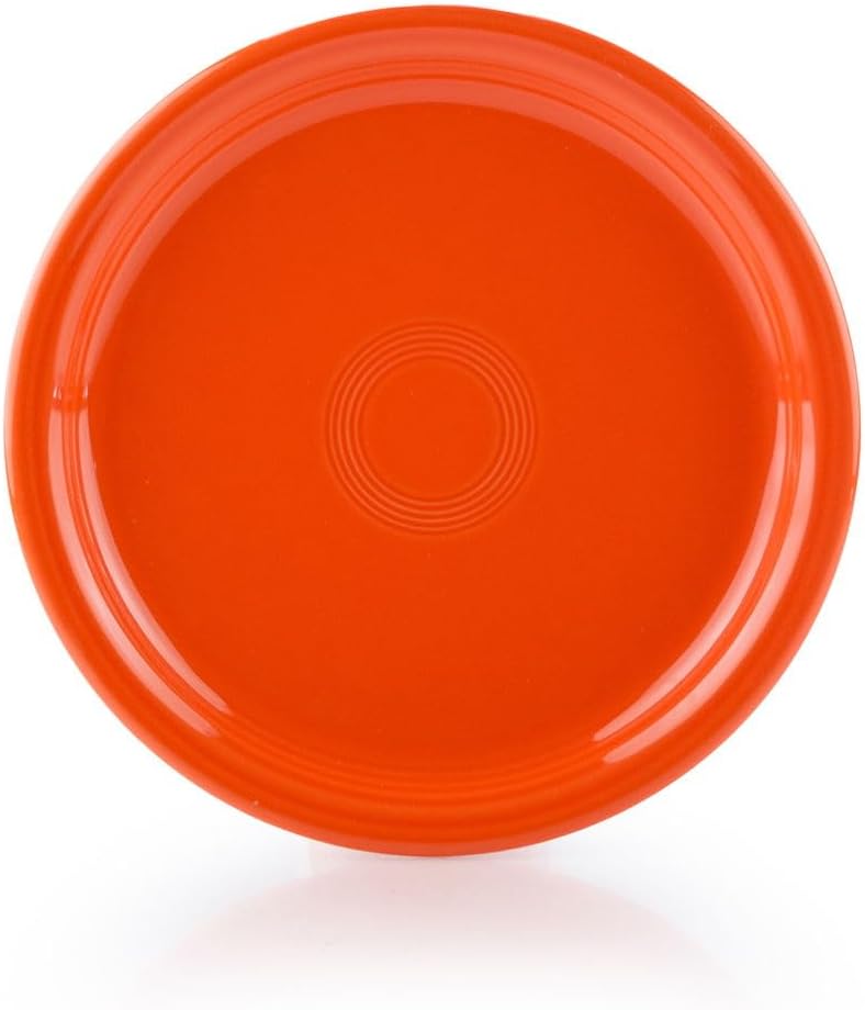 Fiesta Homer Laughlin Poppy 9 Round Buffet Plate - Image 1