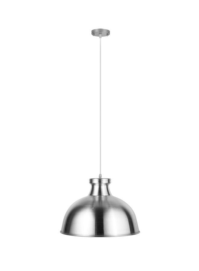 El Rawda Lighting Miril Ceiling Lamp - Single | modern decorative LED E27 pendant light ceiling lamp hanging | suitable for any room | Color: Silver | Size: 70x39x70 cm
