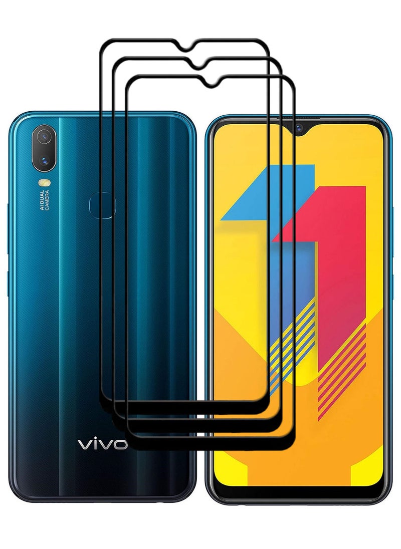 ACLIX 3 Pieces Antistatic ESD Dustproof Premium Quality High Definition Tempered Glass Screen Protector Designed For vivo Y11 (2019) - Image 1