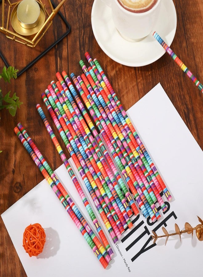 JarThenaAMCS 200Pcs Mexican Fiesta Paper Straws Colorful Mexican Party Drinking Straws Cinco De Mayo Disposable Straw for Mexican Themed Party Supplies - Image 3