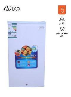 W.BOX Single Door Refrigerator - 2.9 Feet - 83 Liters - white - WBR90WH  - Image 1