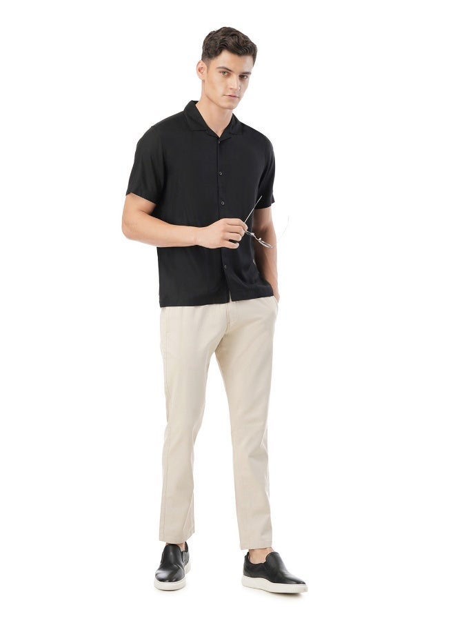 fyltr Men's Solid Rayon Casual Shirt with Resort Collar & Half Sleeves | Shirts for Men - Image 3