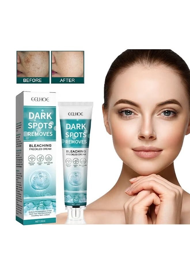 EELHOE Dark Spot Removes Bleaching Freckles Cream For Face, Fast-Acting Dark Spot Corrector Remover For Face And Body Hyperpigmentation, Fades Melasma, Freckle, Sun Spots, Evens Skin Tone, Age Spot Remover  - Image 1