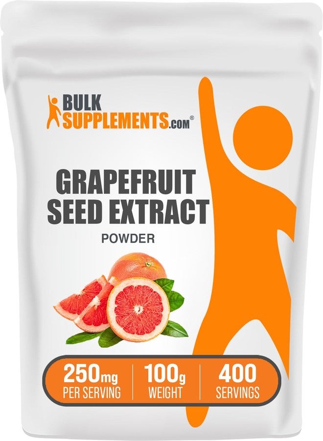 BulkSupplements.com Grapefruit Seed Extract Powder - Grapefruit Seed Supplements, Antioxidant Source - Herbal Supplement, Gluten Free, 250mg per Serving, 100g (3.5 oz) (Pack of 1) - Image 1