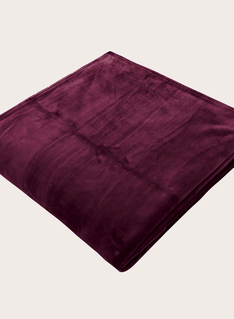 MORANO Morano Viva Blanket – Dyed Model, 220x240 CM, Lightweight Ultra-Soft Polyester Throw with Elegant Finish, Stylish Colors,Warm and Cozy Blanket for Bed or Sofa - Image 2