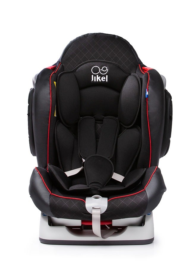 Jikel Royz Convertible Car Seat, 0-6 Years - Black - Image 3