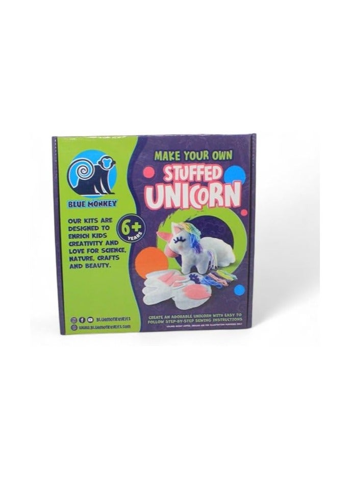 BLUE MONKEY BLUE MONKEY 6+ STEAM Stuffed Unicorn Making Kit  - Image 2