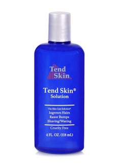 Tend Skin Tend Skin Womens AfterShave/Post Waxing Solution for Ingrown Hair, Razor Bumps and Burns, 4 ounce, Blue  - Image 1