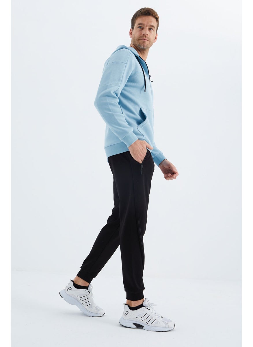 Tommy Life Black Laced Men's Tracksuit Bottom - 82110  - Image 2