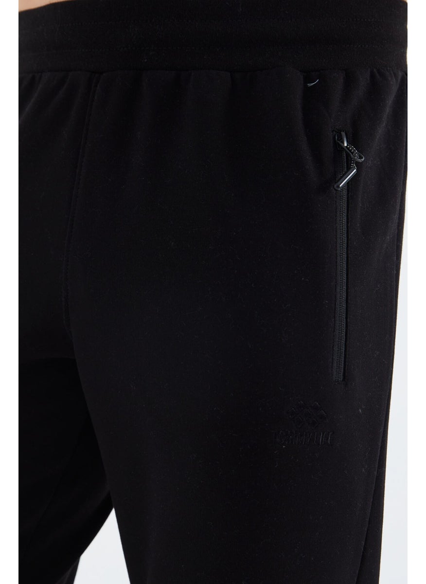 Tommy Life Black Laced Men's Tracksuit Bottom - 82110  - Image 3