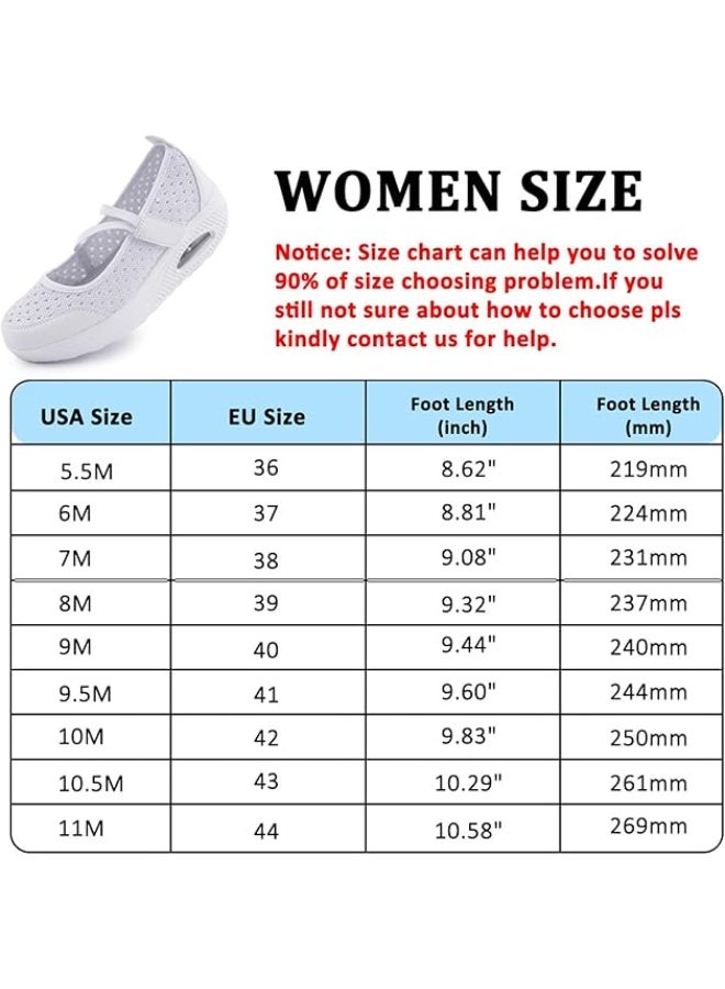 Women's Comfortable Working Nurse Shoes Non-Slip Adjustable Breathable Walking Buffer Fitness Casual Nursing Orthotic Lightweight Shoes Arthritis, Diabetes Heel Pain  - Image 5