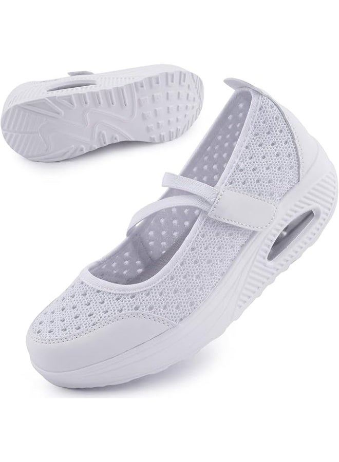 Women's Comfortable Working Nurse Shoes Non-Slip Adjustable Breathable Walking Buffer Fitness Casual Nursing Orthotic Lightweight Shoes Arthritis, Diabetes Heel Pain  - Image 1