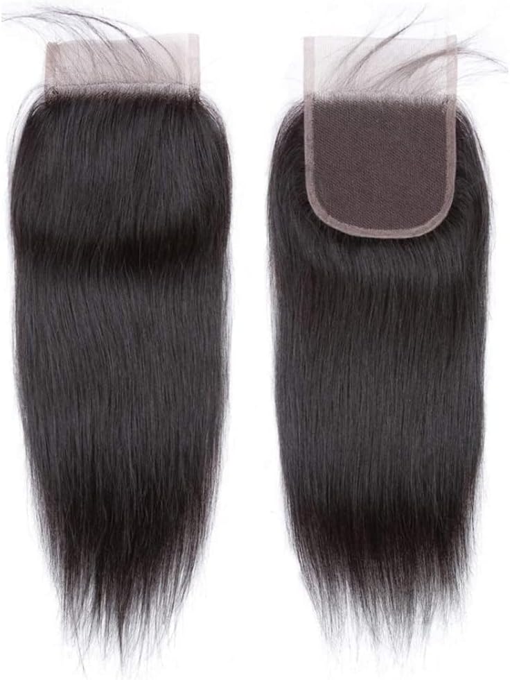 Selina 5x5 Hd Lace Closure Brazilian Straight Closure 5x5 Lace Closure Human Hair Unprocessed Human Hair Brazilian Virgin Hair Free Part Closure Natural Hair Color Black (16Inch, 5x5 Straight) - Image 3