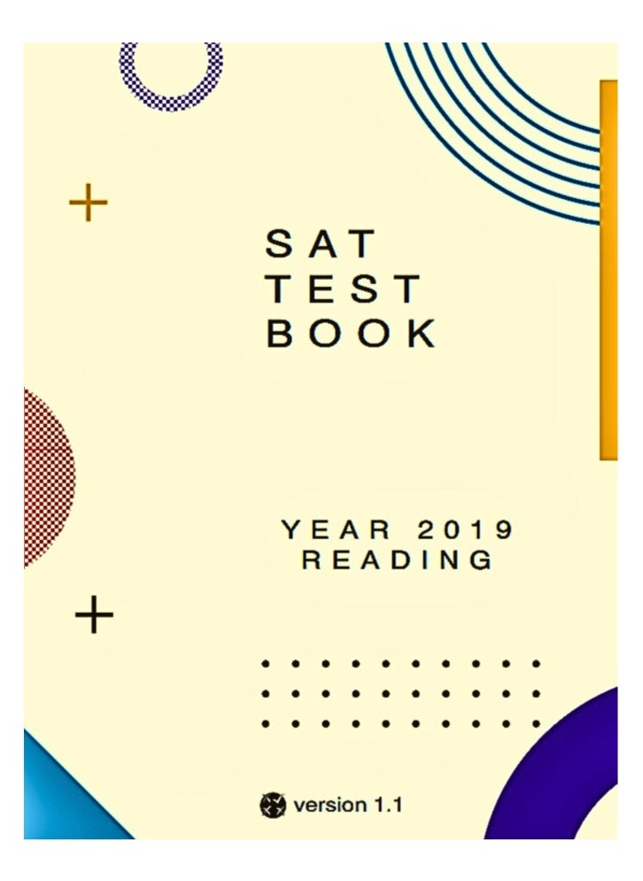 Mastering SAT Reading — Year 2019 Edition (Version 1.3)  - Image 1
