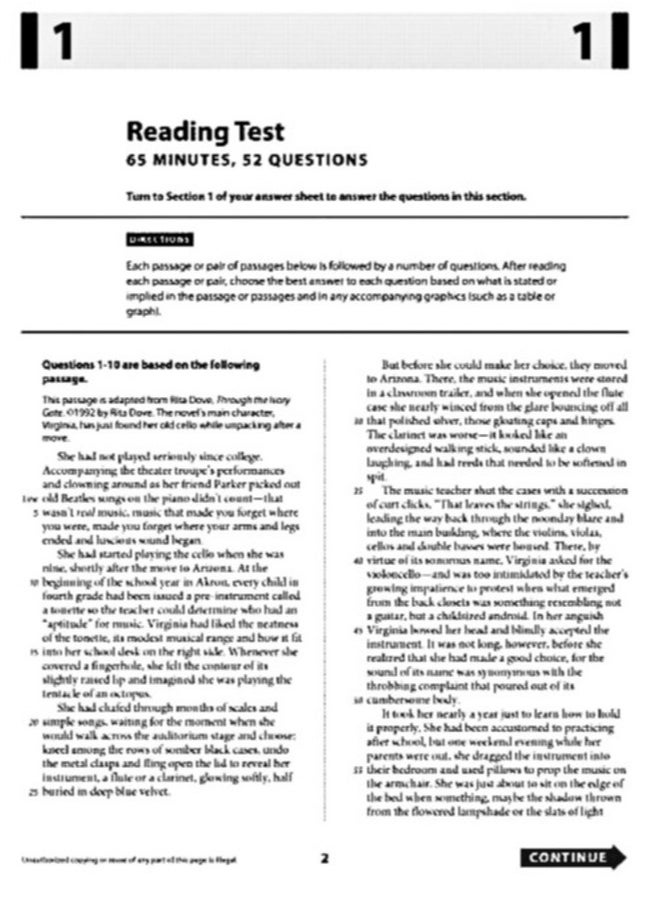 Mastering SAT Reading — Year 2019 Edition (Version 1.3)  - Image 4
