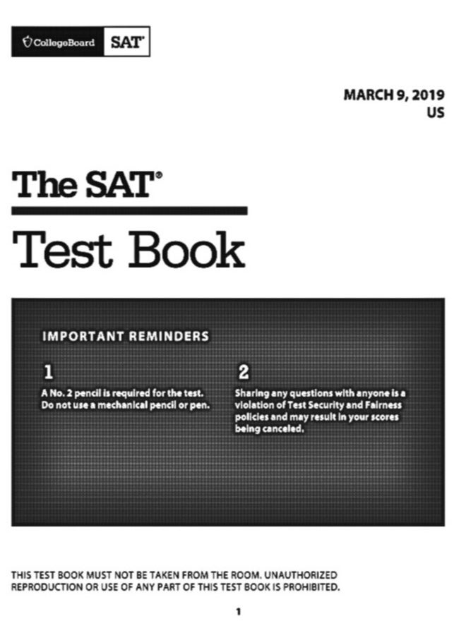 Mastering SAT Reading — Year 2019 Edition (Version 1.3)  - Image 3