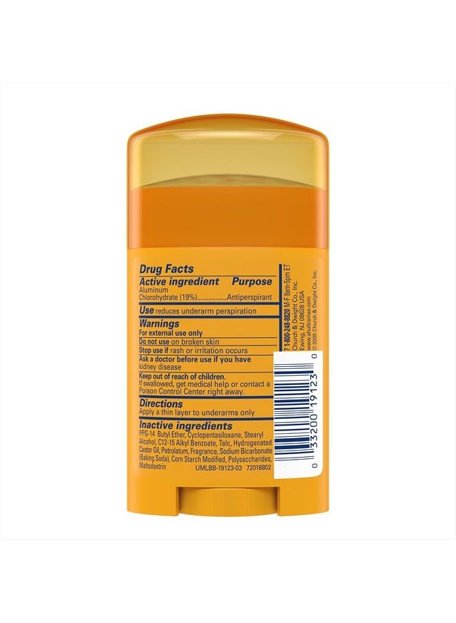 Arm & Hammer Ultra Max Solid Antiperspirant Deodorant, Powder Fresh, 1 Ounce Travel Size (Pack of 10) - Image 4