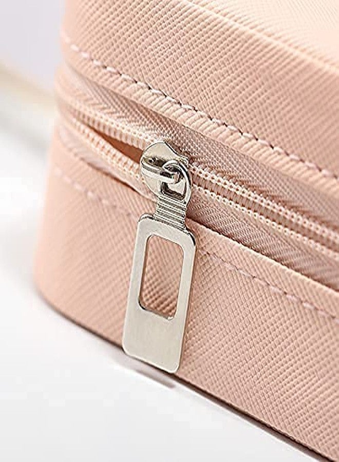 Aldea Small Jewelry Box, Travel Portable Jewelry Case For Ring, Pendant, Earring, Necklace, Bracelet Organizer Storage Holder Boxes (Pink) - Image 4