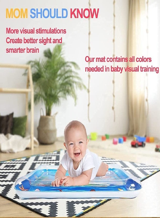 ZUNBELLA Tummy time Baby and Toddlers Perfect Fun time Play Inflatable Water mat/Activity Center Your Baby's Stimulation Growth with Floating Toys Indoor and Outdoor //P-96 - Image 3