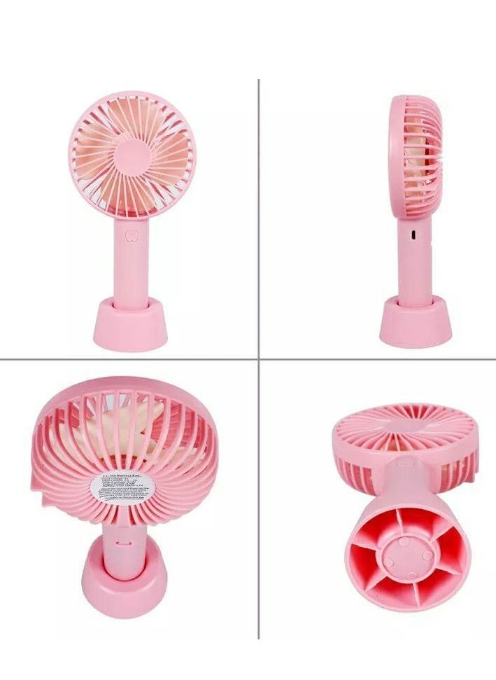 Generic Portable Mini Rechargeable Handheld Fan Suitable for Gift, Home, Travel, Indoor, Outdoor, Safe for Kids IR  - Image 2