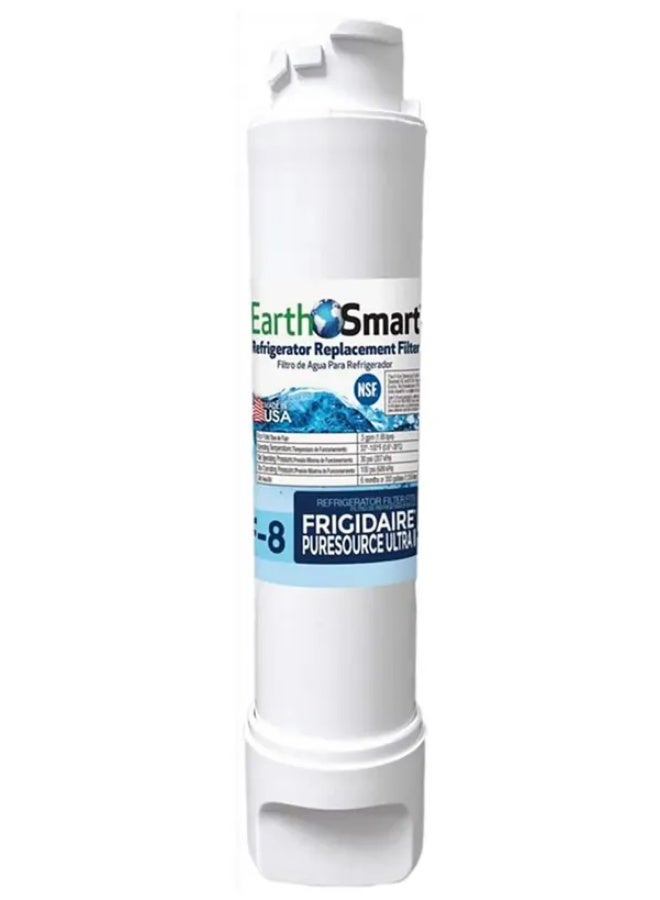 EarthSmart Refrigerator Water Filter F-8 [1 Cartridge] fits Frigidaire Puresourse Ultra II