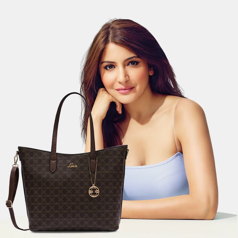 Lavie  Women's Monoprint Hailon Tote (Brown) for Women | Best Price UAE