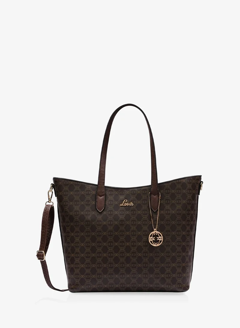 Lavie  Women's Monoprint Hailon Tote (Brown) for Women | Best Price UAE
