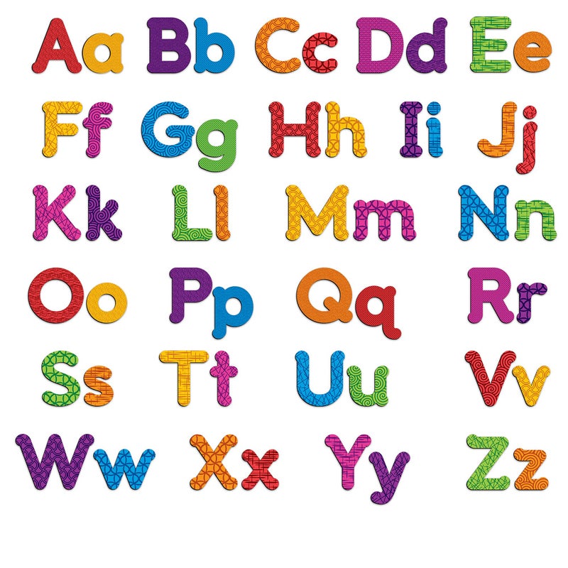 Learning Resources Colorful Magnetic Uppercase and Lowercase Letters, Whiteboard Accessories, 82 piece set, Ages 3+ - Image 4