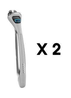 DORCO Dorco Pace 4 Pro - Four Blade Razor Shaving System - 2 Replacement Handles (Handles Only)  - Image 2
