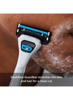 DORCO Dorco Pace 4 Pro - Four Blade Razor Shaving System - 2 Replacement Handles (Handles Only)  - Image 4