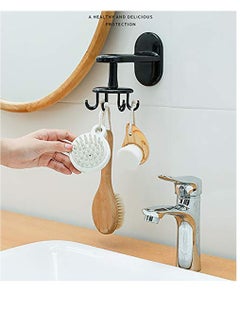 Y&D Kitchen 360°Rotating Hanging Holder Sink Caddy Organizer Drain Rack for Accessories Dishwashing Liquid Drainer Bottle Brush Storage  - Image 2