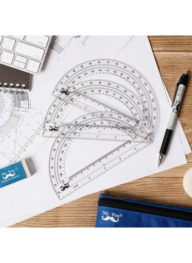 Mr. Pen Protractor 6 Inches Protractor Pack Of 3  - Image 4